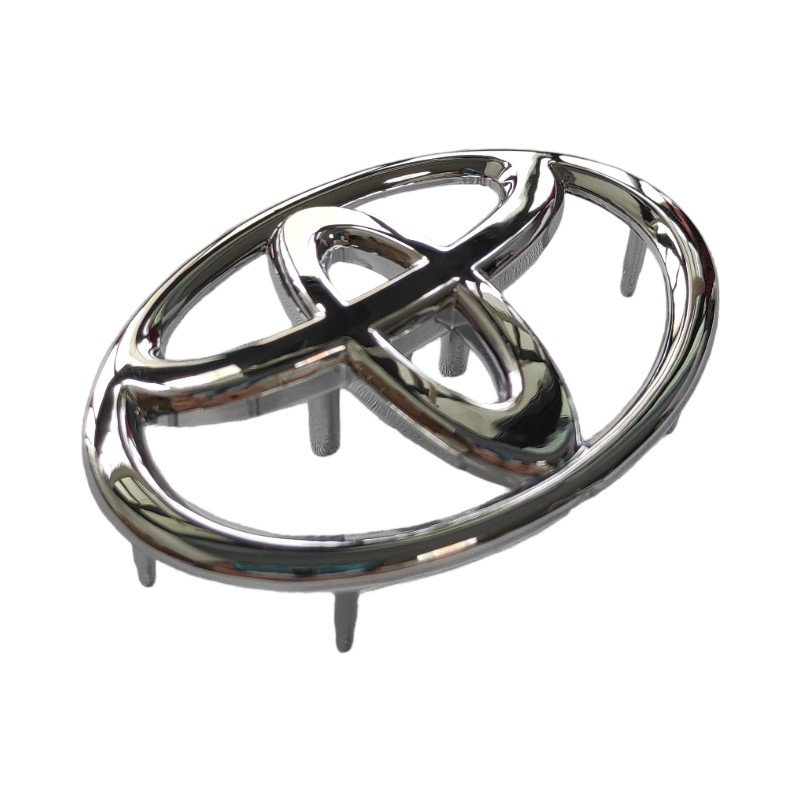 Toyota Steering Wheel Emblem 11pins ABS Replacement | OEM Chrome Badge - 图片 4