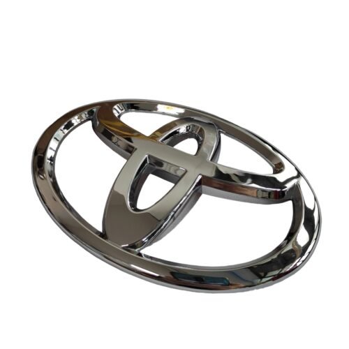 Toyota Chrome Emblem Middle 150x105mm OEM Front Badge Replacement Toyota Chrome Emblem Middle 150x105mm OEM Front Badge Replacement