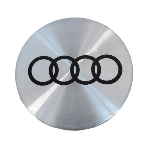 Premium Audi Cap 57mm – Stylish Silver Hub Cap with Black Logo 6 Pins Premium Audi Cap 57mm – Stylish Silver Hub Cap with Black Logo 6 Pins