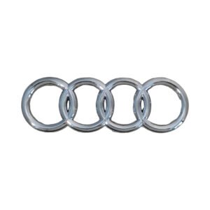 Stylish Audi Rear Emblem Small – Chrome Trunk Logo Replacement Badge