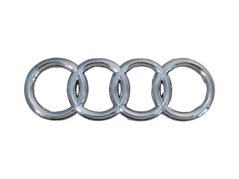 Stylish Audi Rear Emblem Small – Chrome Trunk Logo Replacement Badge