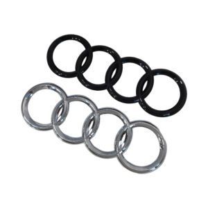 Premium Audi Rear Emblem – Large 215*70mm Trunk Badge in Black or Chrome