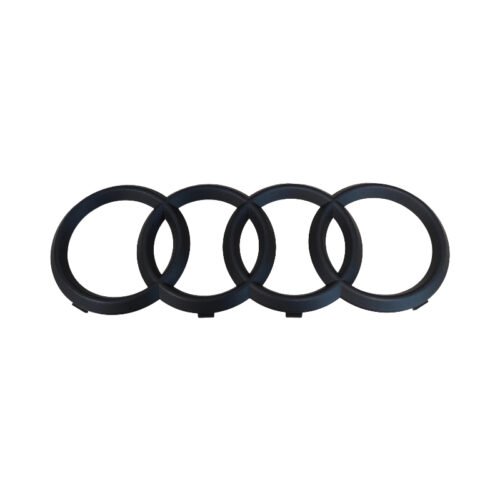Stylish Audi Front Emblem – A3 A5 Grill Badge 273*96mm in Black or Carbon Fiber
