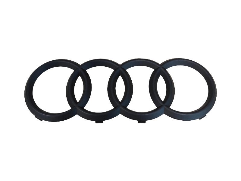 Stylish Audi Front Emblem – A3 A5 Grill Badge 273*96mm in Black or Carbon Fiber