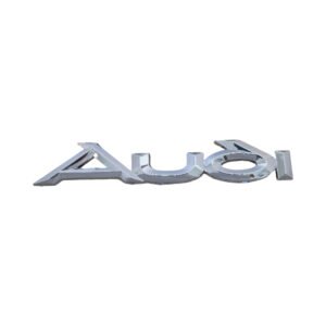 Elegant Audi Letter Emblem – Chrome Badge 130*20mm for Trunk or Body Decoration