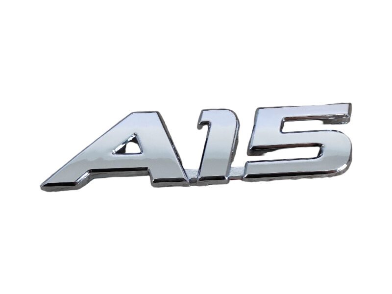 Premium Audi A15 Badge – Stylish Chrome Car Emblem 85*21mm