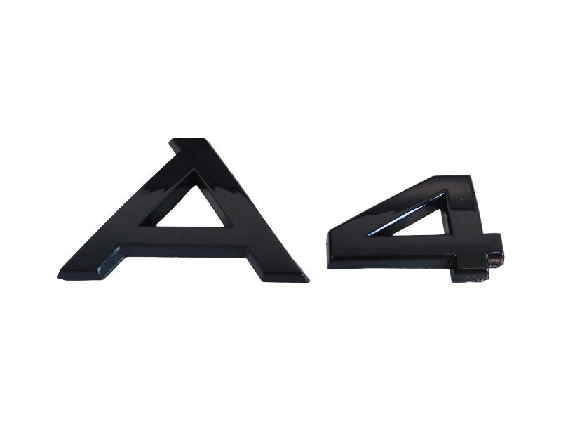 Stylish Audi A-Series Badge Set – Black or Silver Emblems 95*37mm