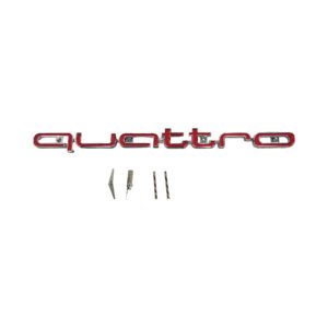 Premium Audi Quattro Badge – Sporty ABS Emblem with Screws 420*40mm