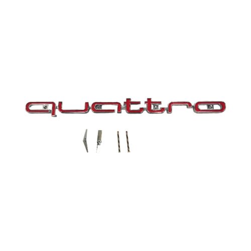 Premium Audi Quattro Badge – Sporty ABS Emblem with Screws 420*40mm