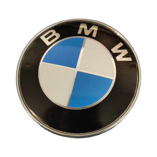 Premium BMW Head/Back Emblem Without Pin 82MM – Durable Adhesive OEM Logo Replacement