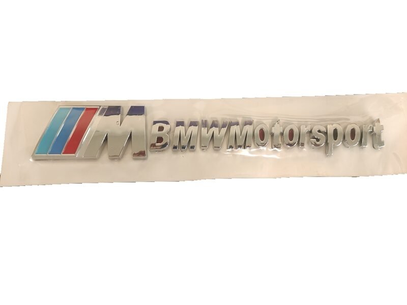 Stylish ///M BMW Motorsport Emblem 215x25MM – Premium Performance Badge Replacement