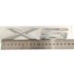 Premium BMW X5 Badge Replacement Silver OEM 51148402675 – Stylish Car Emblem with Authentic Look