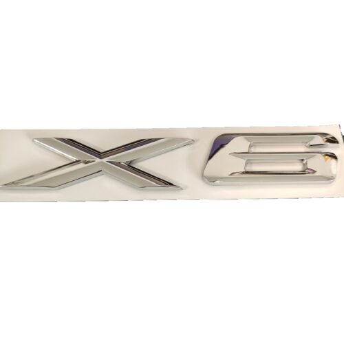 Stylish BMW X6 Badge Chrome Emblem | Premium OEM BMW X6 Logo Replacement Stylish BMW X6 Badge Chrome Emblem | Premium OEM BMW X6 Logo Replacement