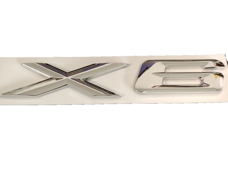 Stylish BMW X6 Badge Chrome Emblem | Premium OEM BMW X6 Logo Replacement