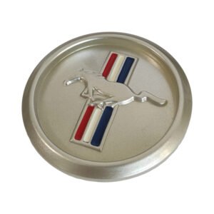 Ford Mustang Wheel Cap Silver 68mm – Premium Glass Cement Hub Cover with Stylish Finish