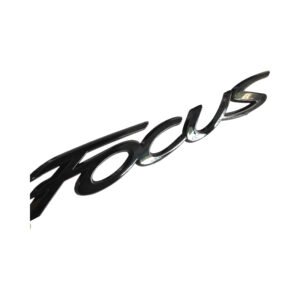 Stylish Ford Focus Letter Emblems 2012-2014 – Chrome & Glossy Black OEM Badge