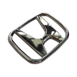 01-05 Honda Civic trunk rear emblem chrome badge 75701-S5A-000 75x63MM