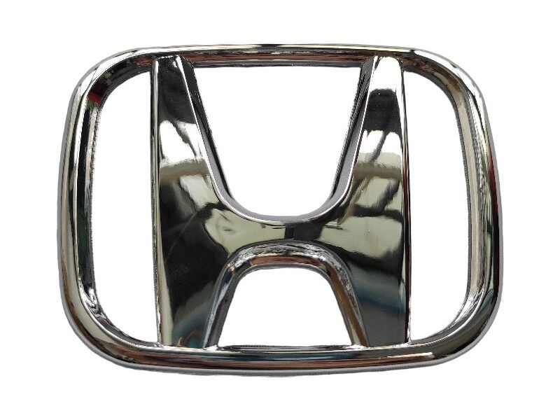 01-05 Honda Civic trunk rear emblem chrome badge 75701-S5A-000 75x63MM