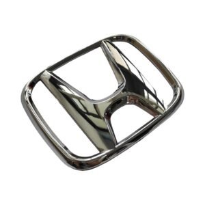 Honda Civic head emblem silver front logo 75700-S5B-0030 chrome badge