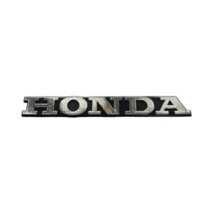 Classic HONDA Letter Emblem Black – Stylish Old Style Car Badge Replacement