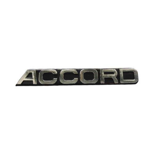 Stylish Accord Letter Emblem Black – Vintage Car Badge Replacement for Honda Accord Stylish Accord Letter Emblem Black – Vintage Car Badge Replacement for Honda Accord