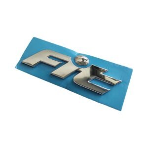 Premium Honda Fit Chrome Emblem 125x40MM | Stylish Car Badge Replacement | Durable Honda Fit Letter Logo