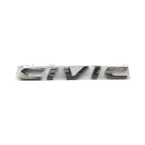 Stylish Honda Civic Chrome Letter Emblem – Premium Silver Badge Replacement Stylish Honda Civic Chrome Letter Emblem – Premium Silver Badge Replacement