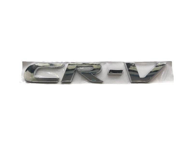 Shiny Honda CR-V Chrome Letter Emblem – Premium Silver Badge Replacement for Style and Durability