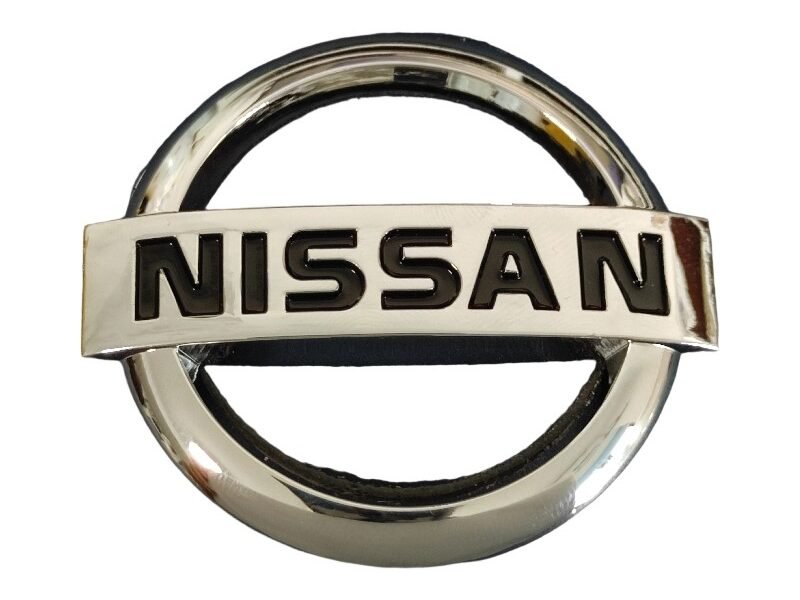 Nissan chrome emblem NE-001A 52x47MM front grille replacement badge