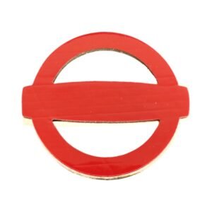 Nissan chrome emblem NE-001A 52x47MM front grille replacement badge