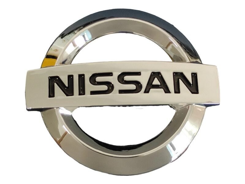 Nissan Chrome Emblem NE-001D 70x62MM Car Front Grille Badge Replacement