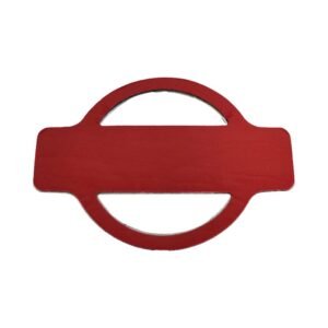 Nissan emblem largest silver 105x75MM chrome grille replacement badge