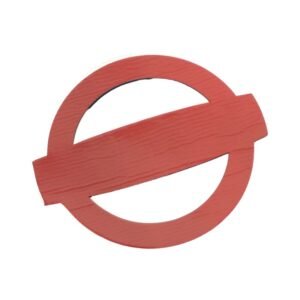 Nissan Teana head emblem NE-009 125x105MM chrome front grille replacement badge