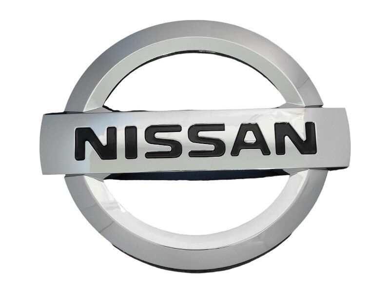 Nissan Teana head emblem NE-009 125x105MM chrome front grille replacement badge