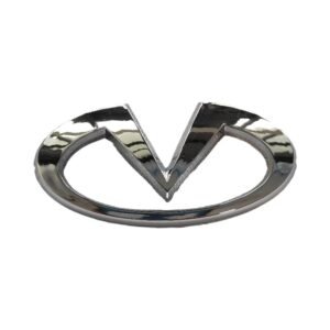 Mugen steering wheel emblem NE-016 70x35MM chrome badge replacement