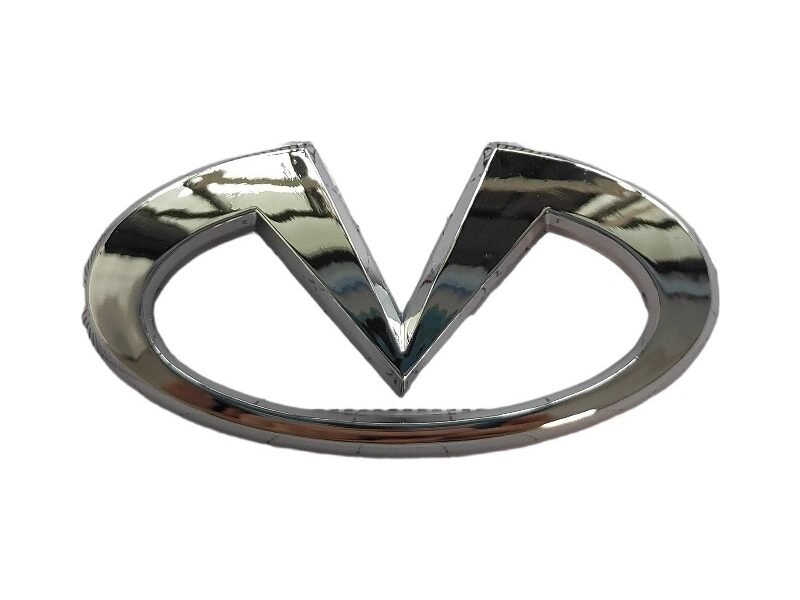 Mugen steering wheel emblem NE-016 70x35MM chrome badge replacement