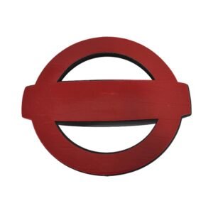 Nissan 350Z emblem NE-019 matte black 113x95MM rear trunk replacement badge