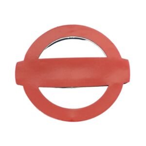 Nissan 370Z rear emblem OEM chrome trunk badge replacement 105x90MM