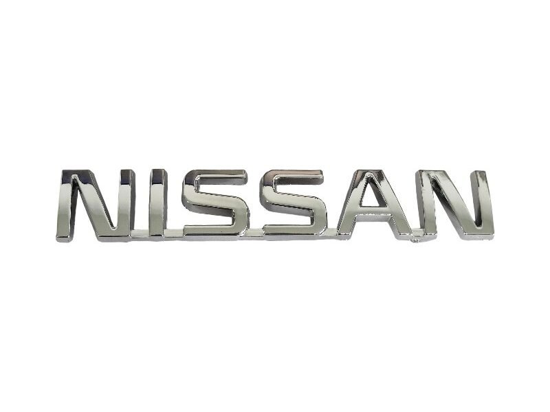 Stylish Nissan letter emblem – Premium OEM Nissan chrome badge replacement