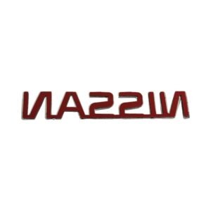 Stylish Nissan letter emblem – Premium OEM Nissan chrome badge replacement