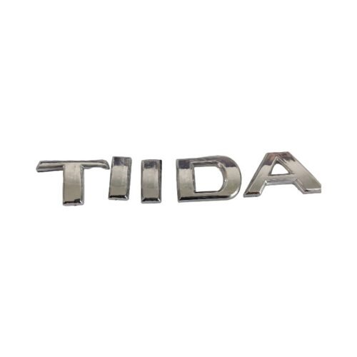 Premium Nissan Tiida letter emblem – Durable Tiida chrome badge OEM replacement