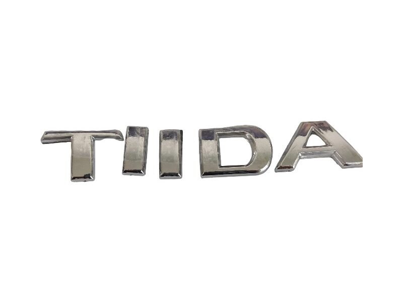 Premium Nissan Tiida letter emblem – Durable Tiida chrome badge OEM replacement