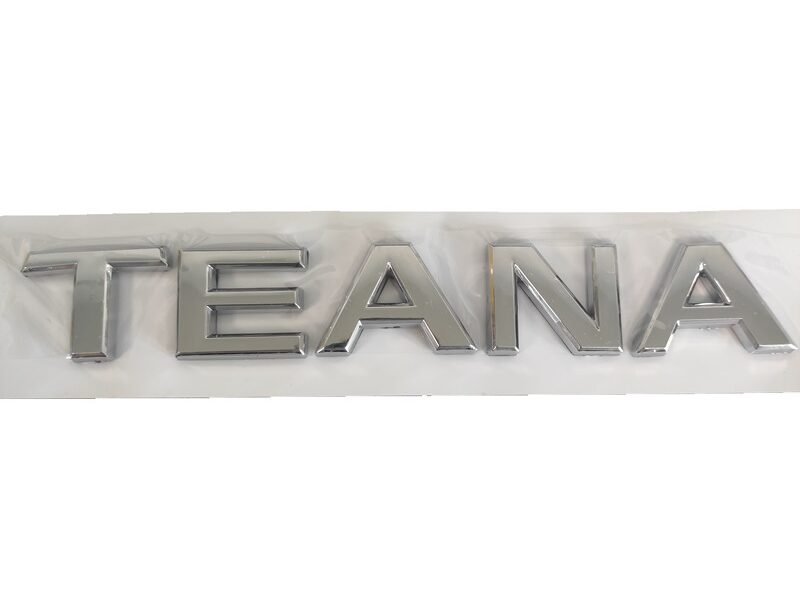 Stylish TEANA Letter Emblem – Premium Nissan TEANA Badge Chrome Car Logo