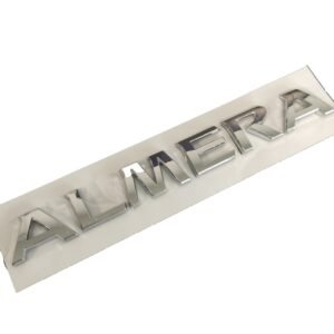 Stylish ALMERA Letter Emblem – Premium Nissan Badge Chrome Car Logo
