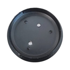 Premium Porsche cap 80mm – Shiny Glossy Black Metal with Color Logo for Luxury Upgrade