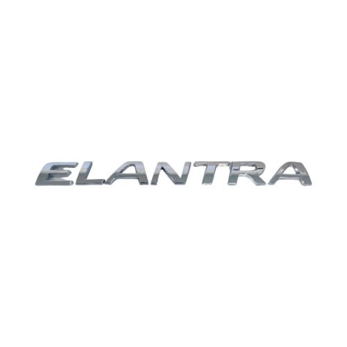Shiny Hyundai Elantra Chrome Emblem – Stylish Separate Letters Car Badge