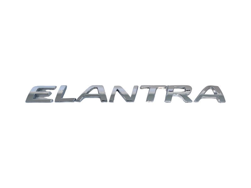 Shiny Hyundai Elantra Chrome Emblem – Stylish Separate Letters Car Badge