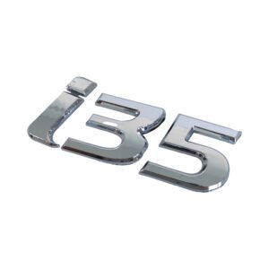 Premium Hyundai i35 Chrome Emblem – Shiny Car Badge Replacement for a Fresh Look
