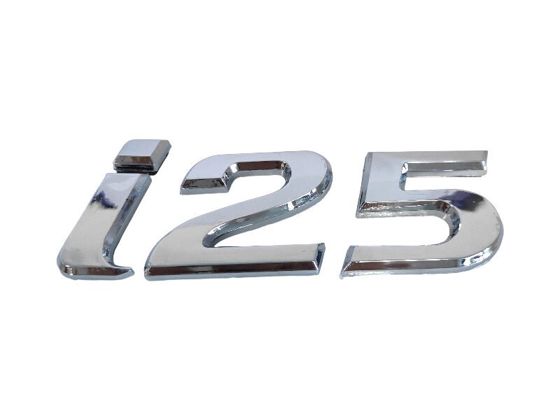 Shiny Hyundai i25 Chrome Emblem – Premium Car Badge Replacement with Durable Finish