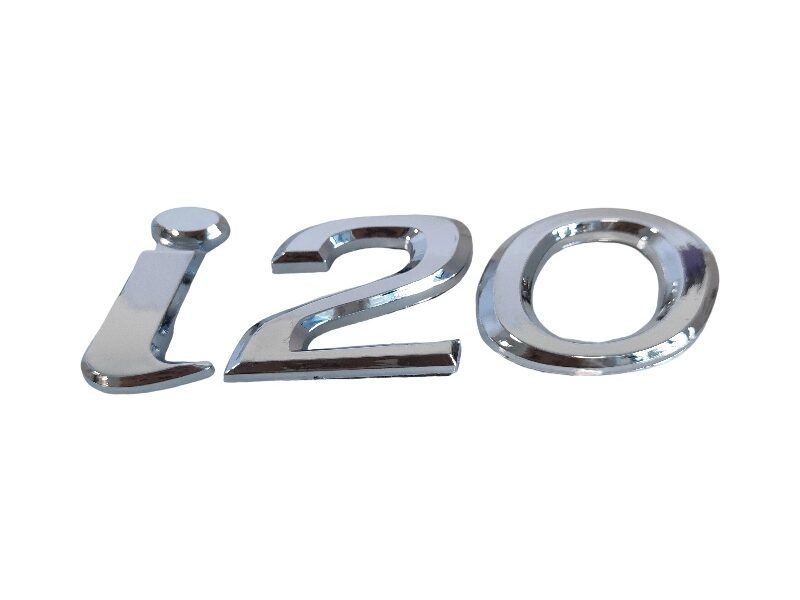Stylish Hyundai i20 Chrome Emblem – Premium Mirror Finish Car Badge Replacement